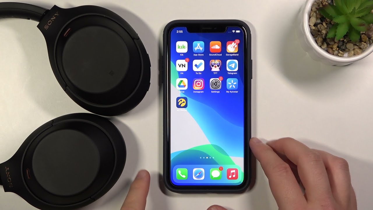 how to connect sony headphones to iphone